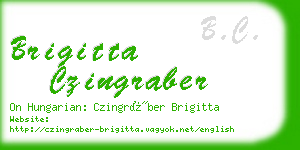 brigitta czingraber business card